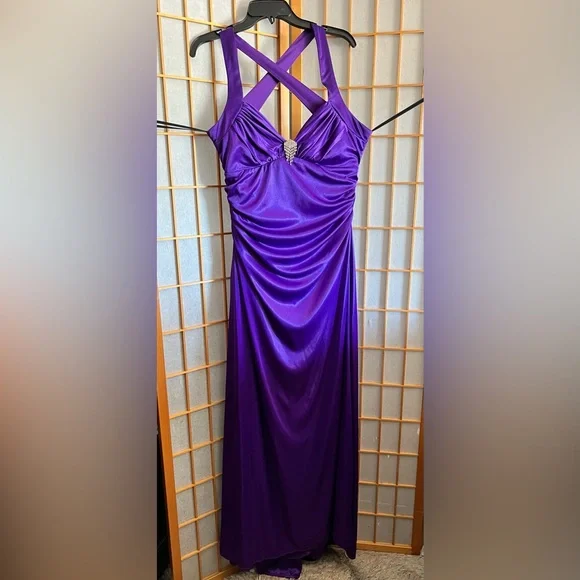 Morgan & Co. Dresses | Morgan & Co Evening Gown | Color: Purple | Size: L | Sholman85's Closet